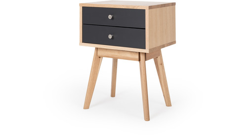 Radius 2drw bedside cabinet 